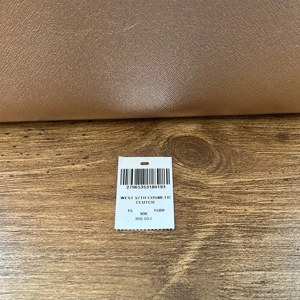 Henri Bendel West 57th Cosmetic Clutch in Rose Gold